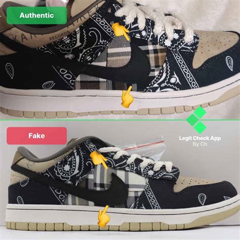 nike sb dunk travis scott real vs fake|travis scott dunks real.